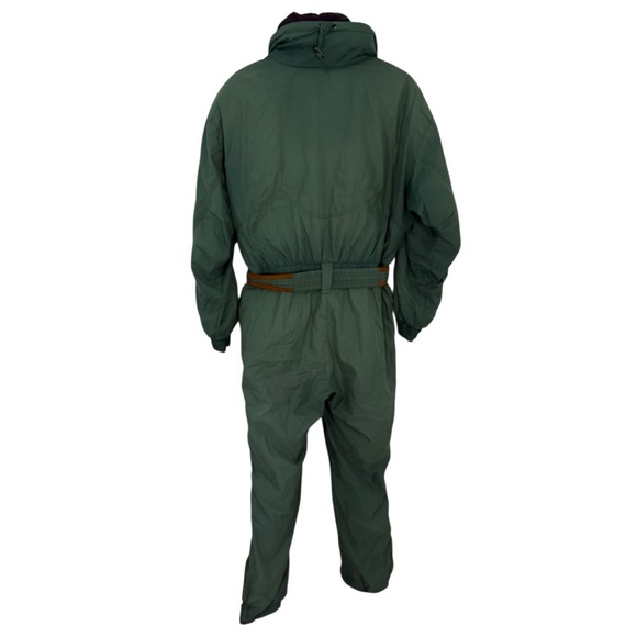 Vintage Obermeyer Women’s Ski Suit 12 Green One Piece Y2K Snow Snowsuit - Picture 3 of 7